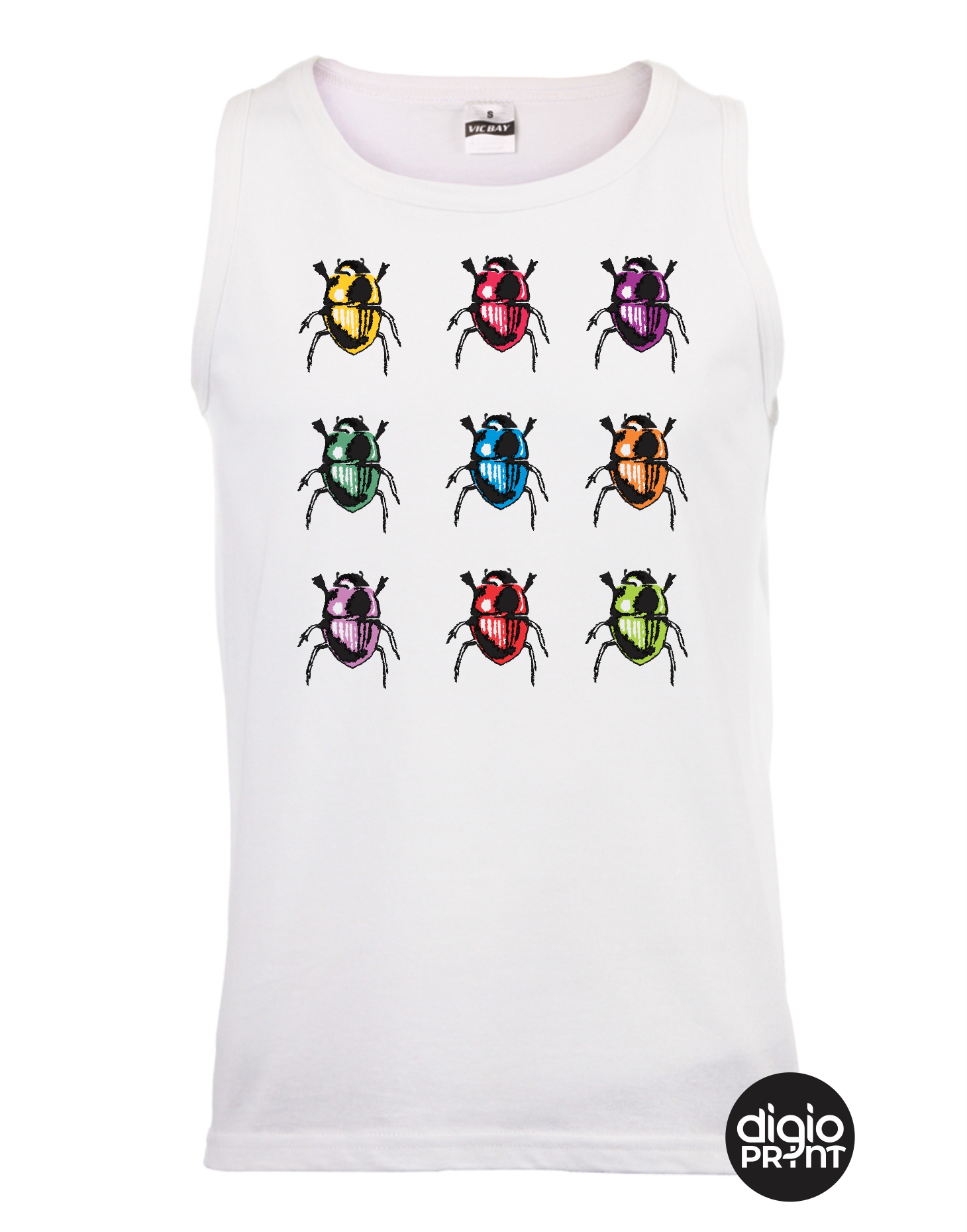 Beetles multi men's vest